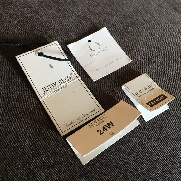 NWOT Judy Blue Distressed High Waist Blue Jeans - Picture 11 of 16